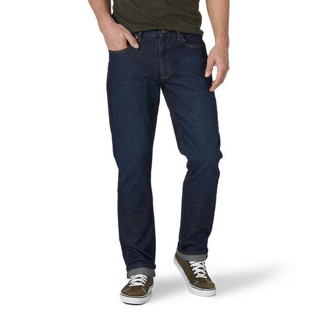 Mens Lee Legendary Athletic-Fit Tapered Jeans Dark Blue Product Image