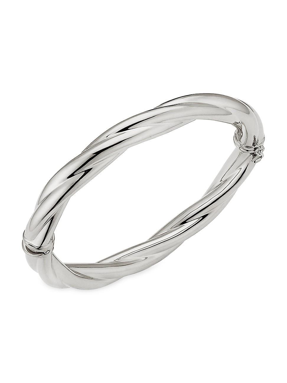 Womens 14K White Gold Arm Candy Bangle Product Image