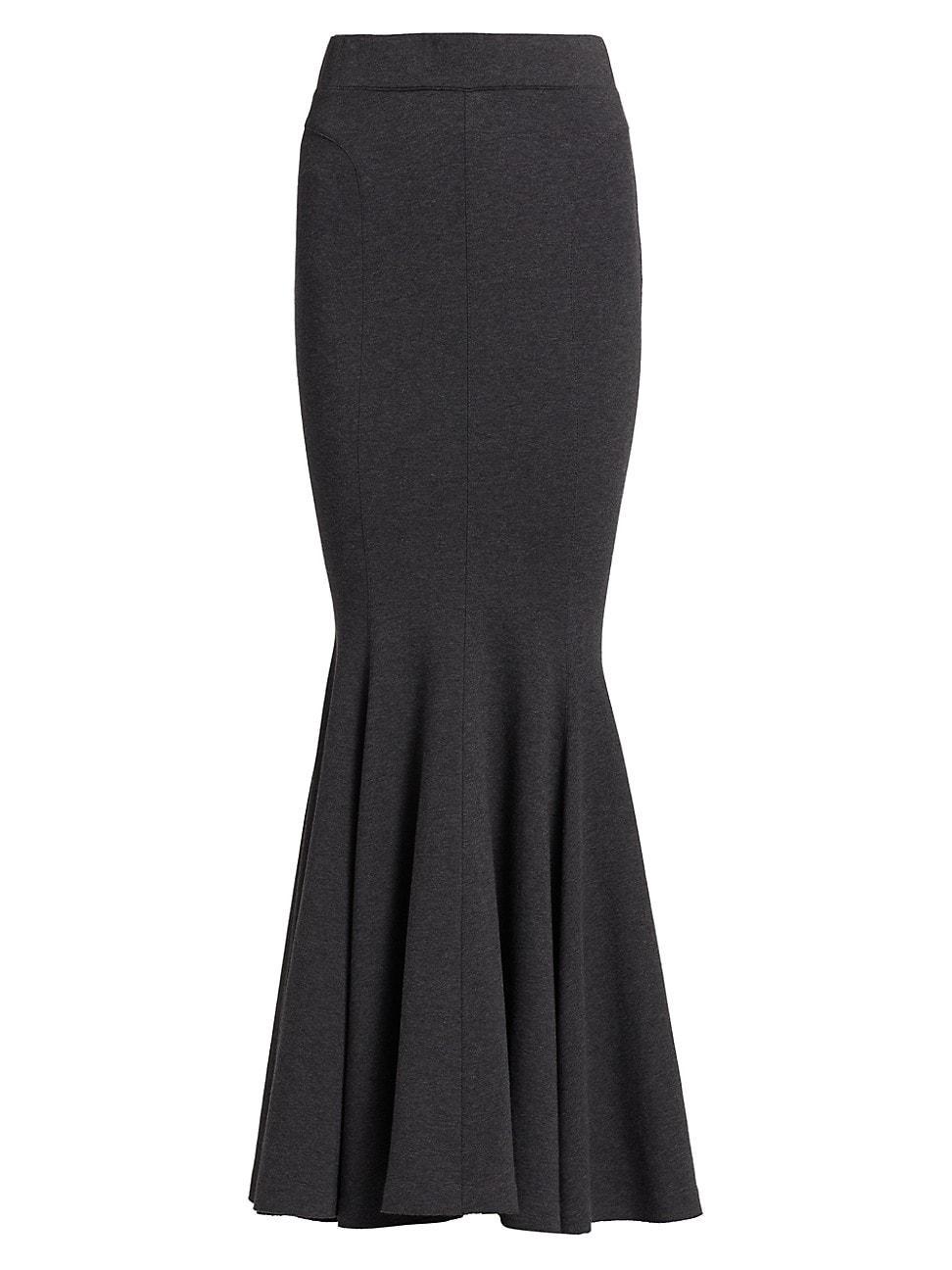 Womens Jersey Fishtail Maxi Skirt Product Image