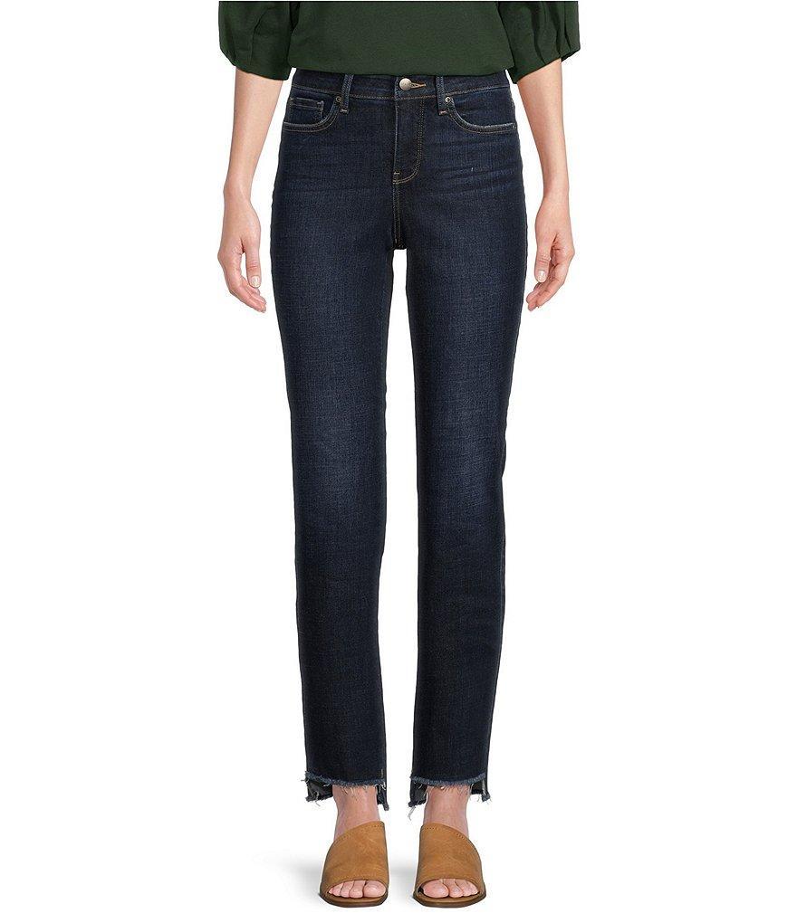 NYDJ Marilyn Ankle Hi-Lo Raw Edge Hem Jean Product Image