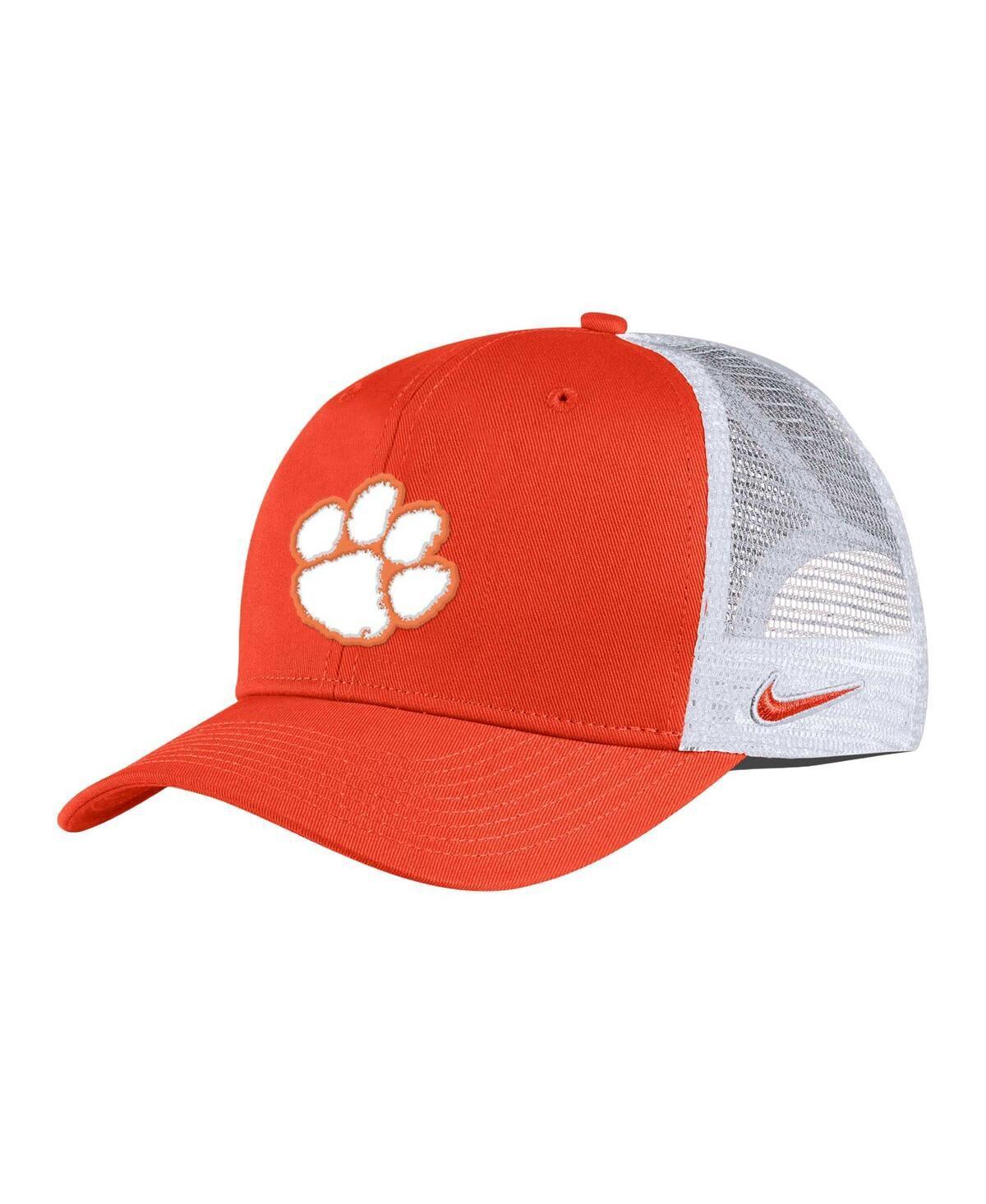 Mens Nike Orange Clemson Tigers Classic99 Trucker Adjustable Hat Product Image