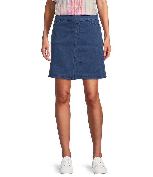 Intro Daisy Pull-On Stretch Denim Skort Product Image