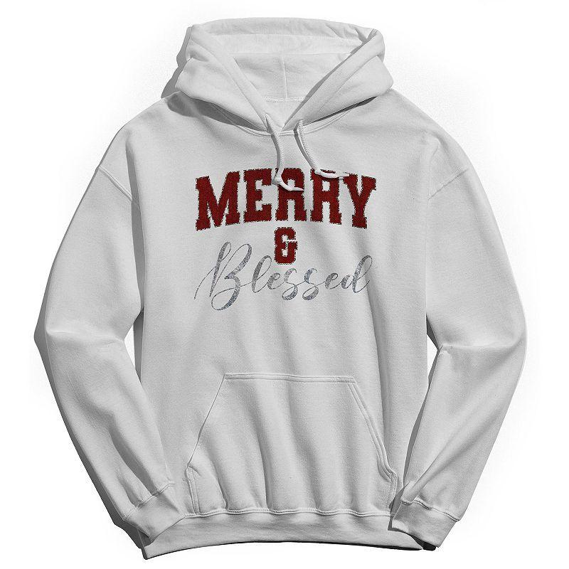 Mens Merry & Blessed Hoodie, Womens Product Image