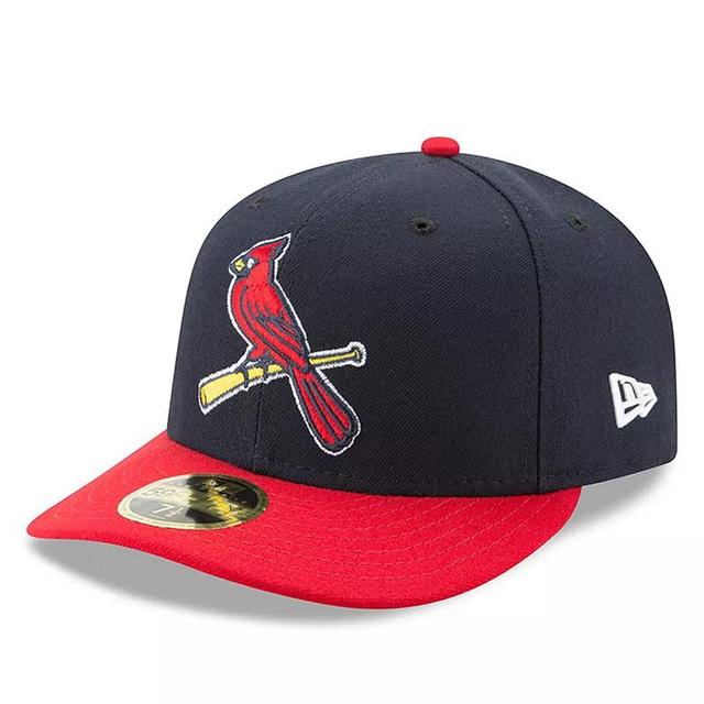 Mens New Era /Red St. Louis Cardinals Alternate 2 Authentic Collection On-Field Low Profile 59FIFTY Fitted Hat Blue Product Image