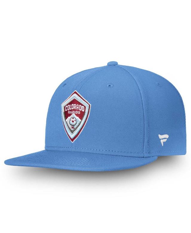 Mens Fanatics Branded Blue Colorado Rapids Emblem Snapback Hat Product Image