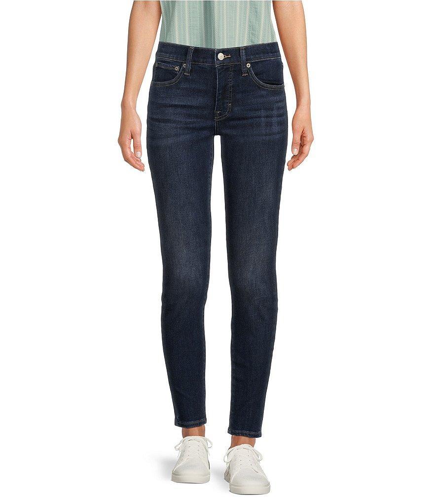 Lucky Brand Ava Straight Leg Mid Rise 5-Pocket Jeans Product Image