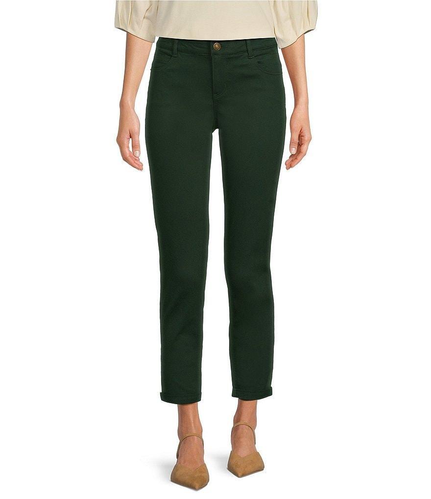 Gibson & Latimer Perfect Fit Roll-Cuff Skinny Twill Pants Product Image