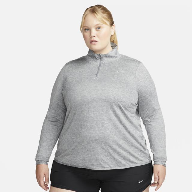 Nike Women's Dri-FIT Swift Element UV 1/4-Zip Running Top (Plus Size) Product Image