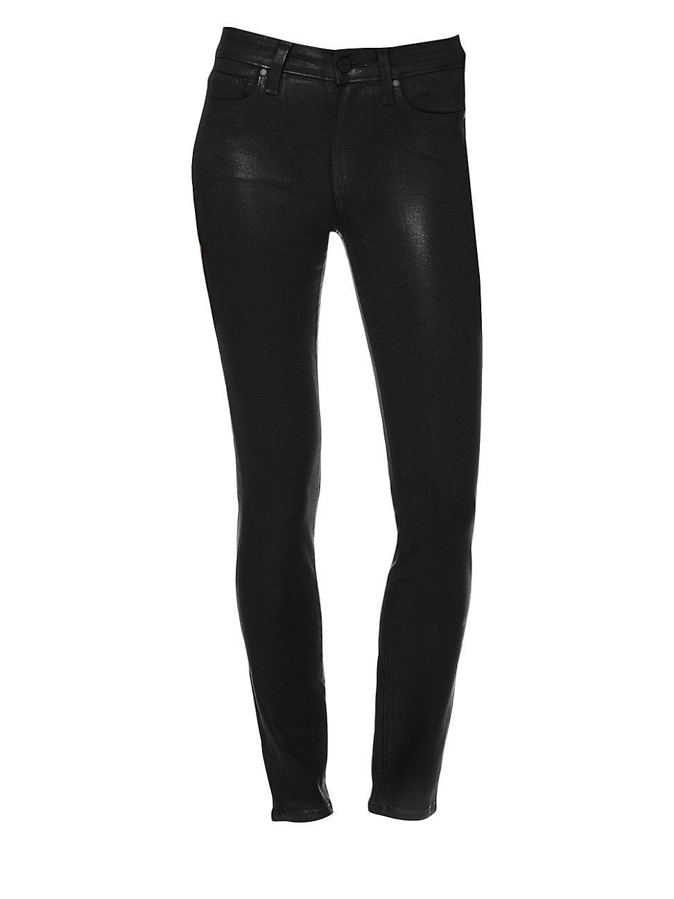 Womens Hoxton High-Rise Coated Ankle Skinny Jeans Product Image