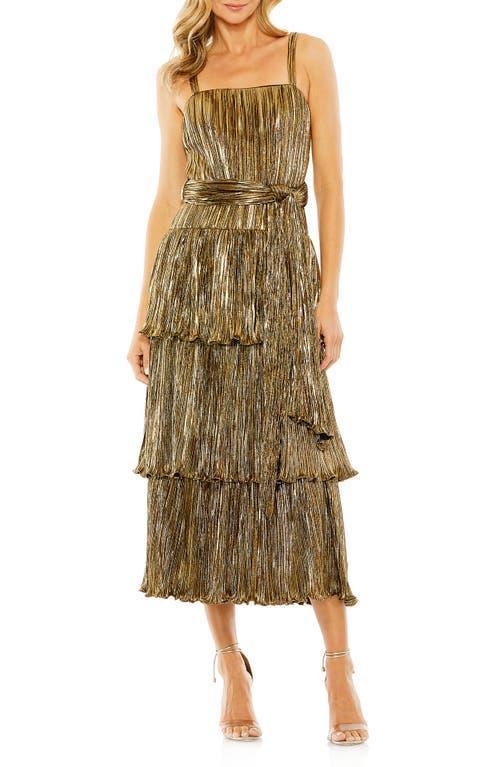 Womens Ieena Ruffle Tiered Buckle Detail Dress Product Image