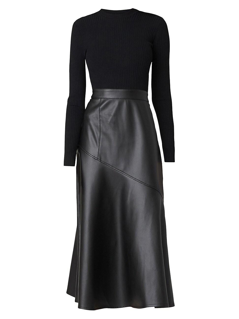 Womens Lonnie Combo Midi-Dress Product Image