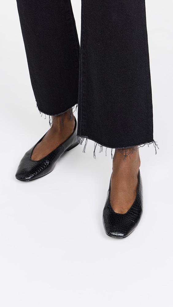 Good American Croc Ballet Flats | Shopbop Product Image