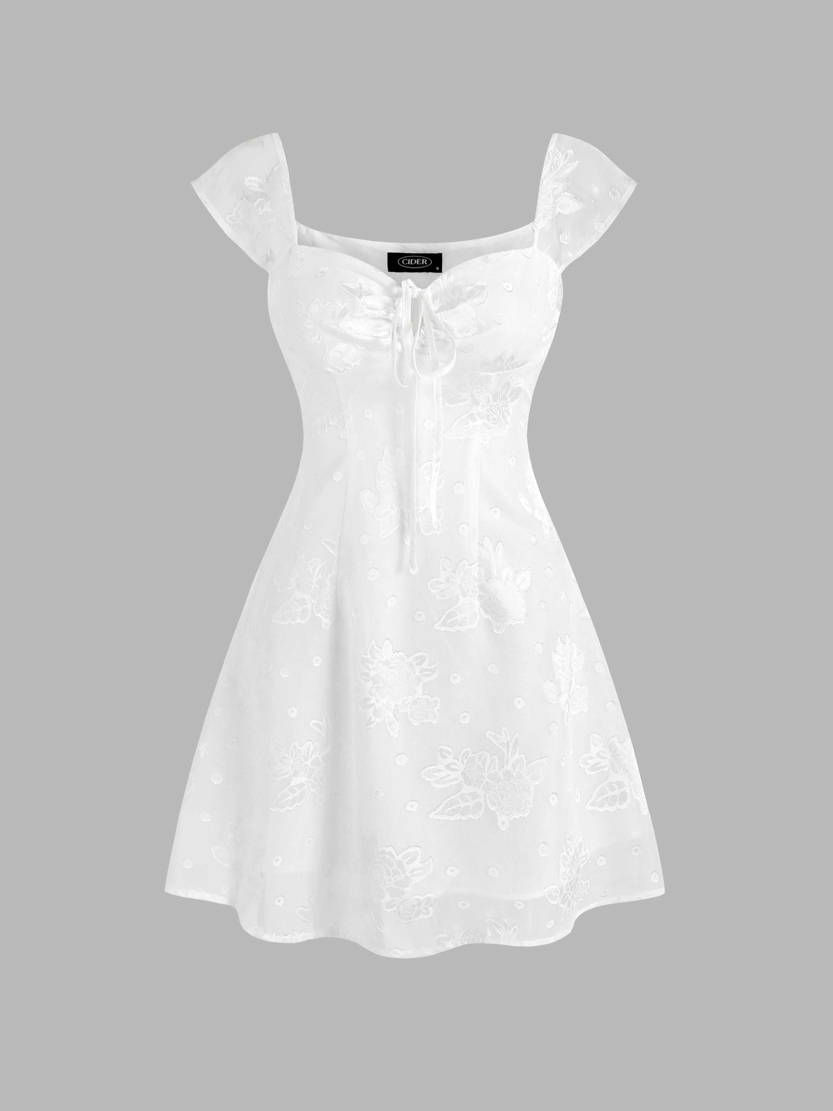 Floral Jacquard Mini Dress Product Image