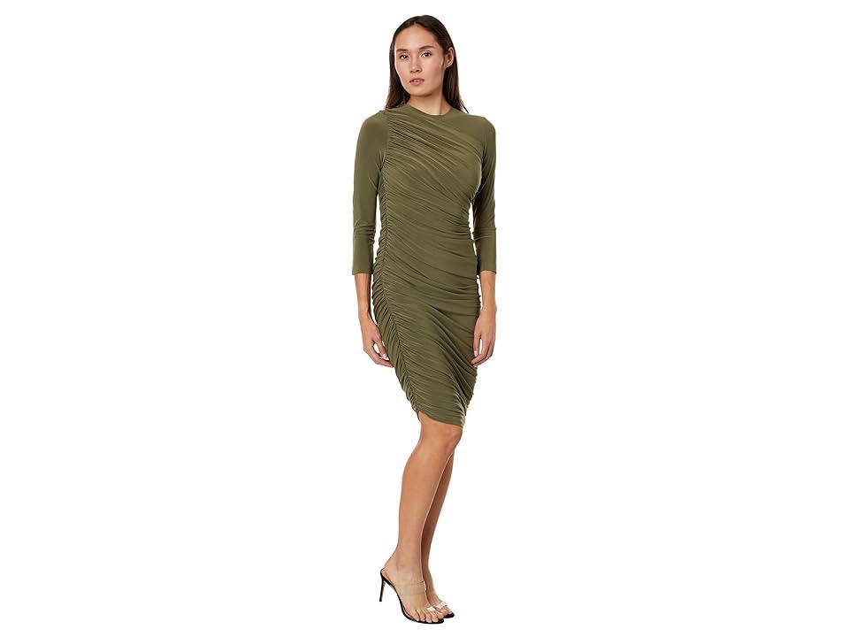 Womens Diana Shirred Jersey Knee-Length Dress Product Image