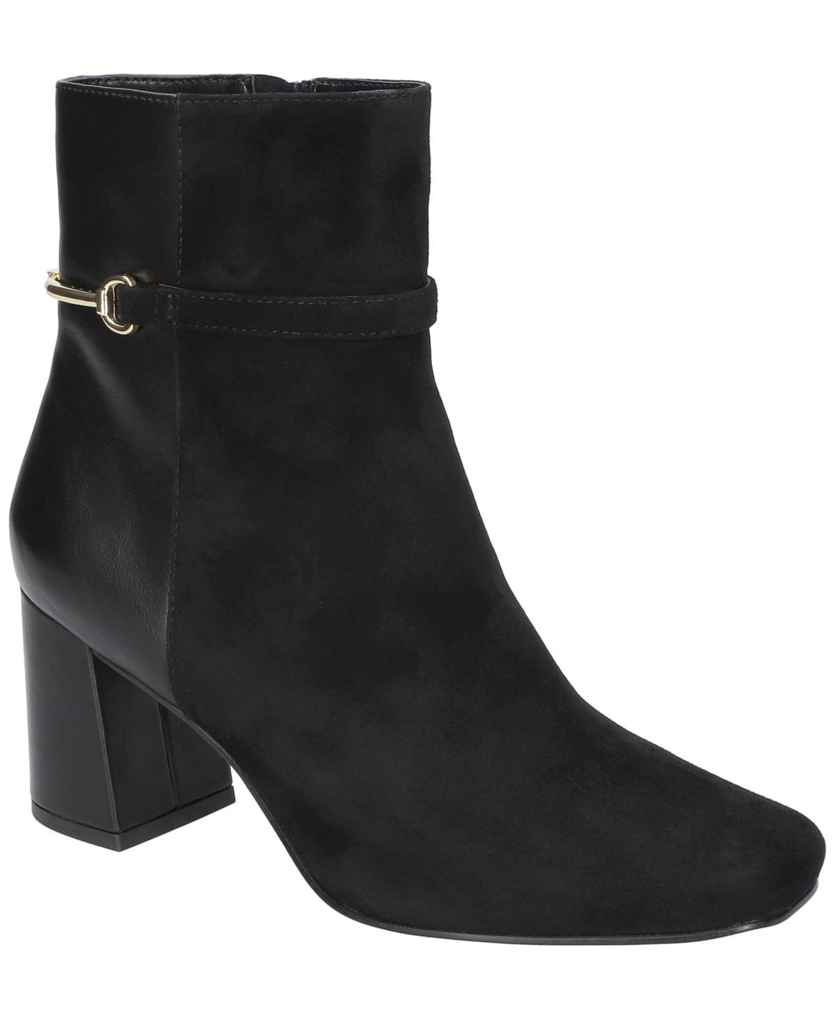 Bella Vita Womens Quincy Square Toe Ankle Boots Product Image