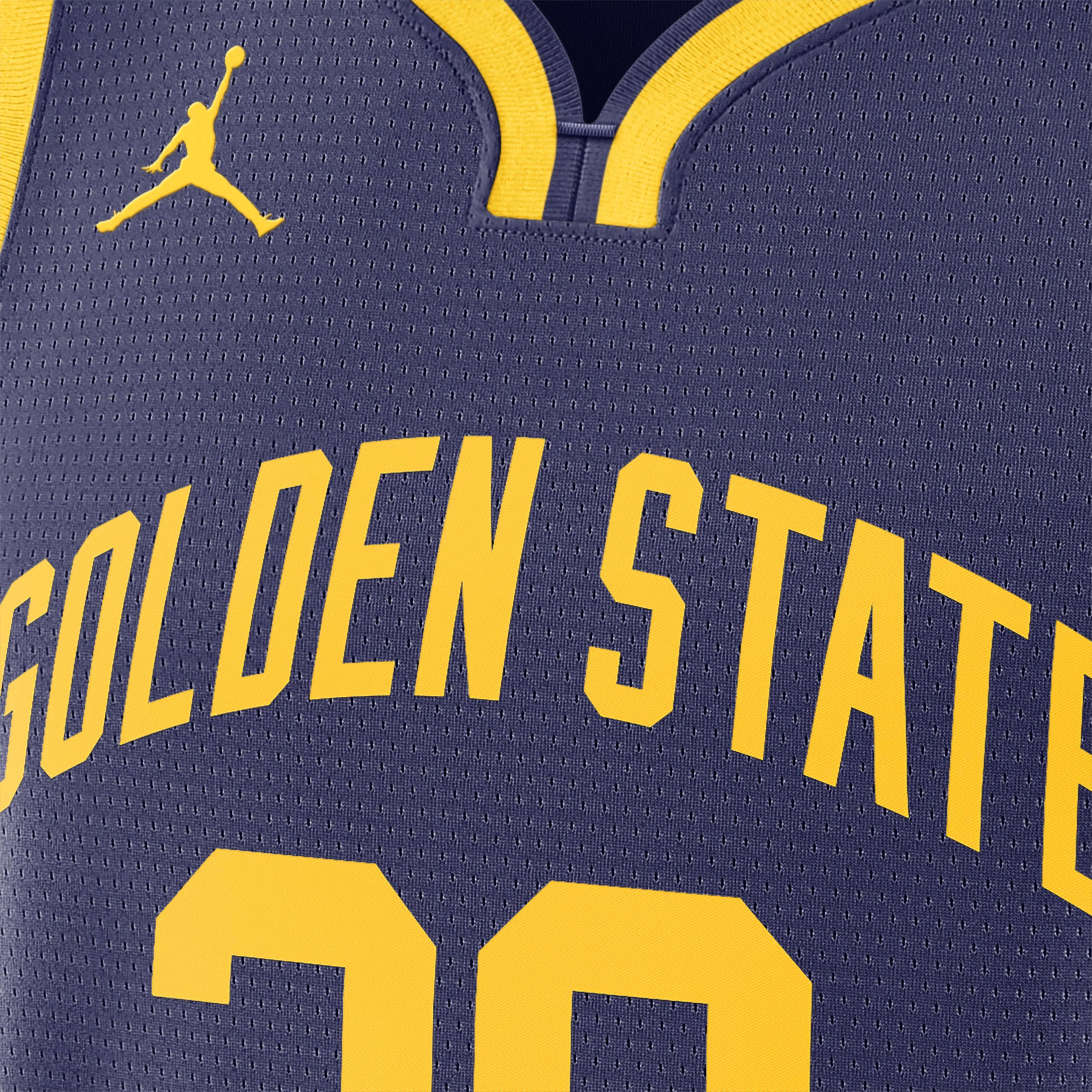 Men's Golden State Warriors Statement Edition Jordan Dri-FIT NBA Swingman Jersey Product Image