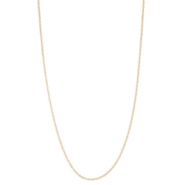 Jordan Blue 14k Gold Filled 2.3 mm Rope Chain Necklace, Womens Product Image