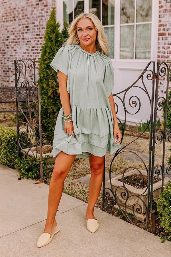 Southern Sweetheart Shift Dress in Pear Product Image