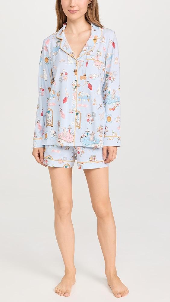 BedHead PJs Cotton Knit Long Sleeve Boxer PJ Set | Shopbop Product Image