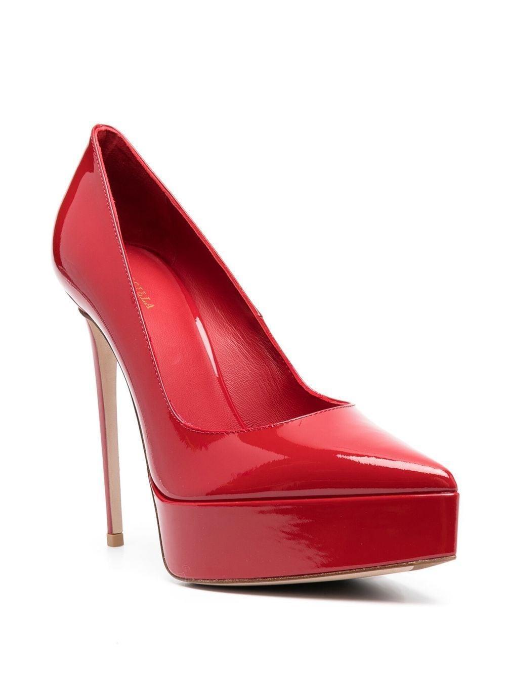 Uma 125mm patent-leather pumps Product Image