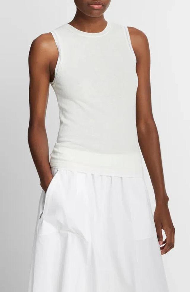 Double Layer Cotton Blend Tank In Bell Combo Product Image