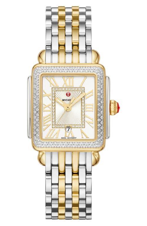 Womens Deco Madison Mid Two-Tone 148 Diamond Bracelet Watch Product Image