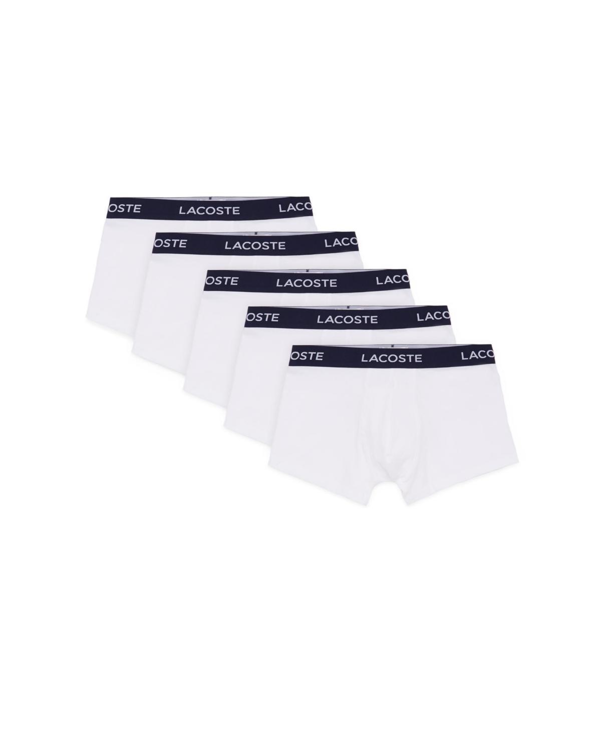 Lacoste Mens 5 Pack Cotton Trunk Underwear Product Image