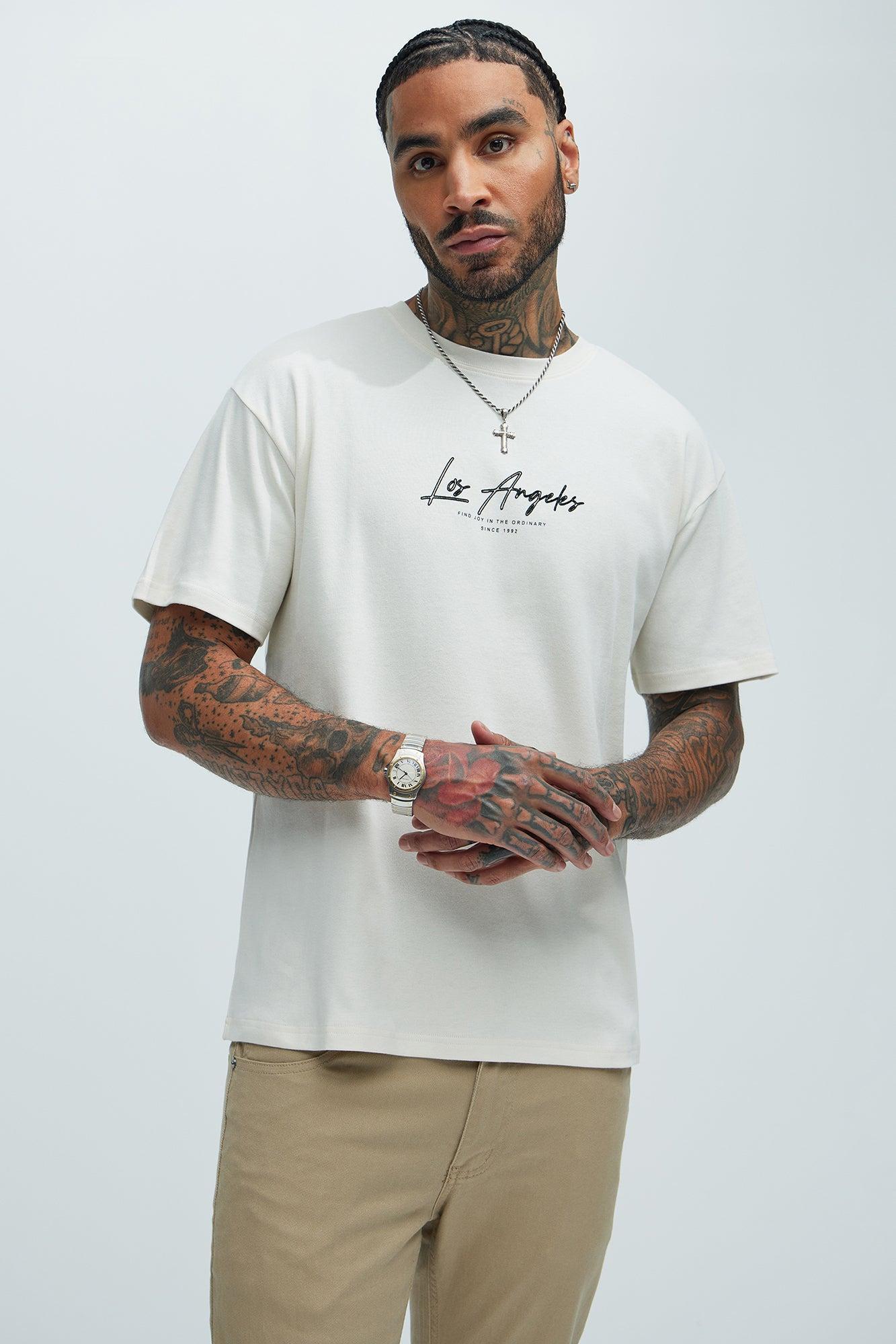 Los Angeles Find Your Joy Short Sleeve Tee - Cream Product Image