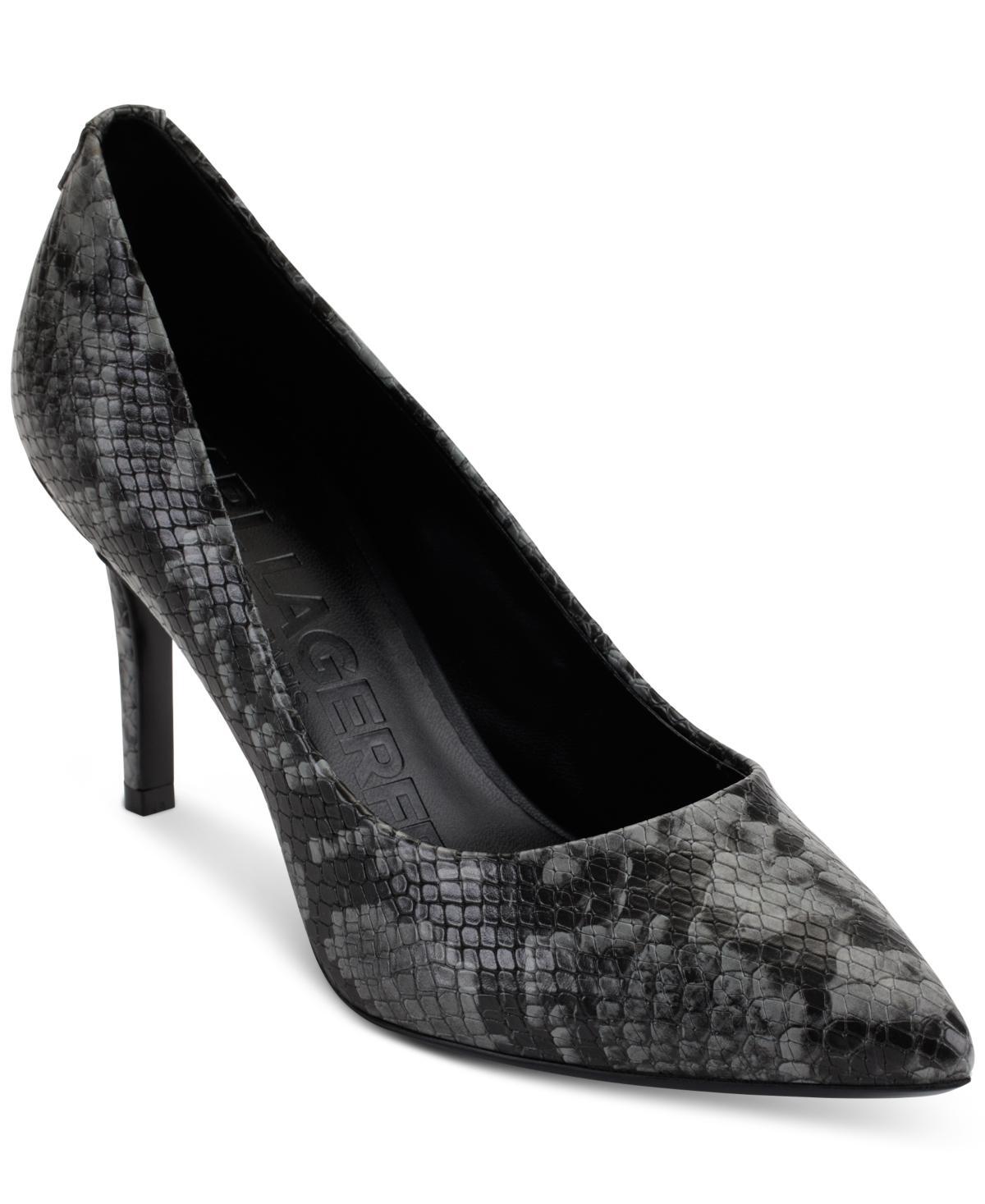 Karl Lagerfeld Paris Womens Royale High-Heel Pumps Product Image