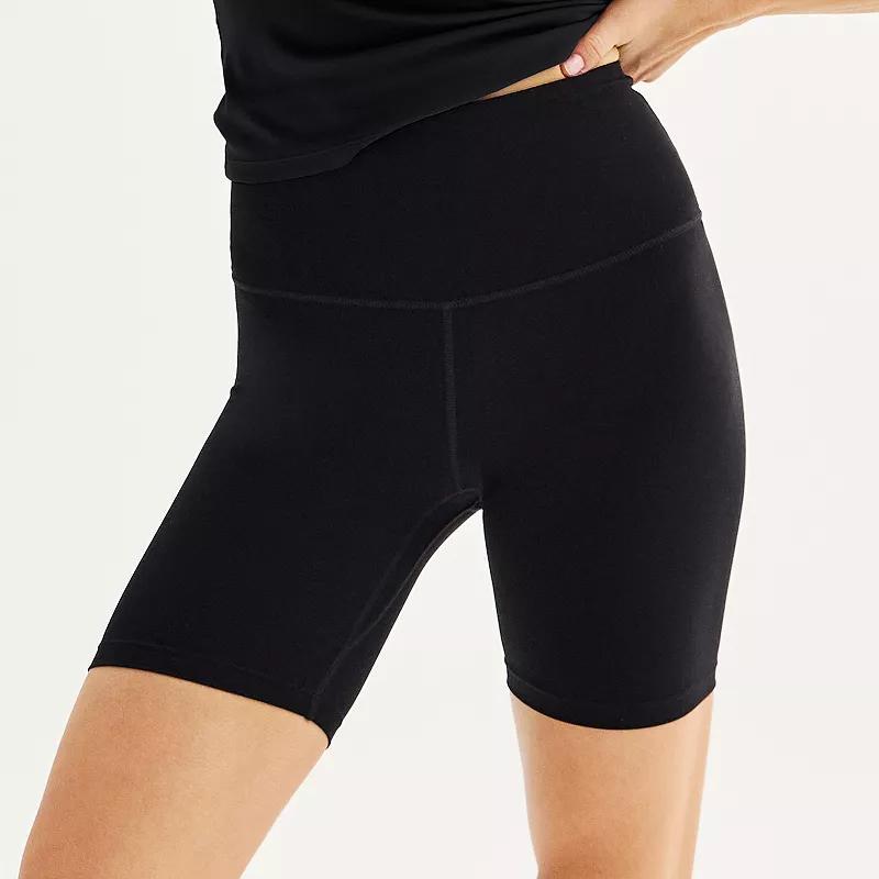 Womens FLX High Rise Affirmation 7-in. Bike Shorts product image