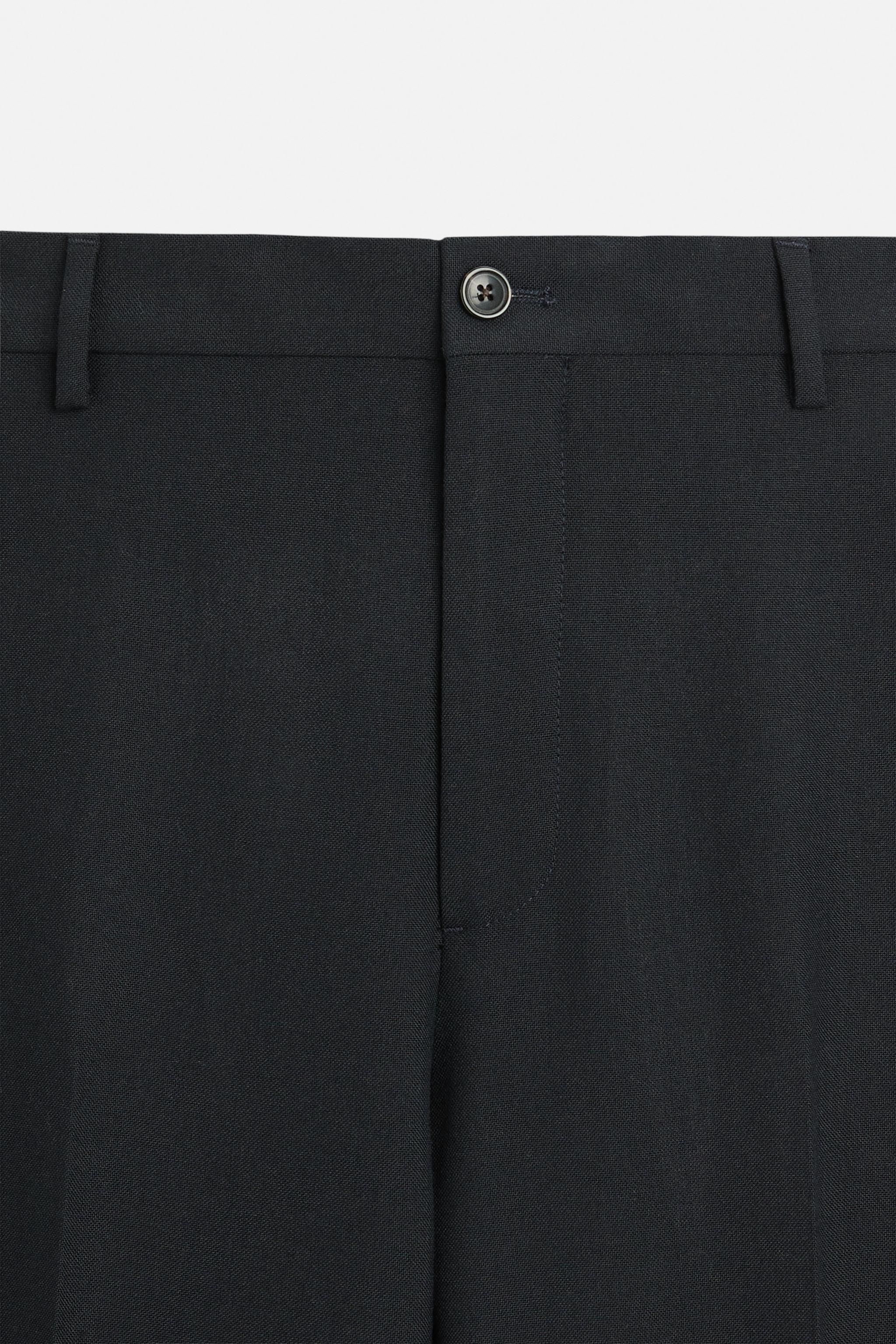 WOOL BLEND SUIT PANTS Product Image