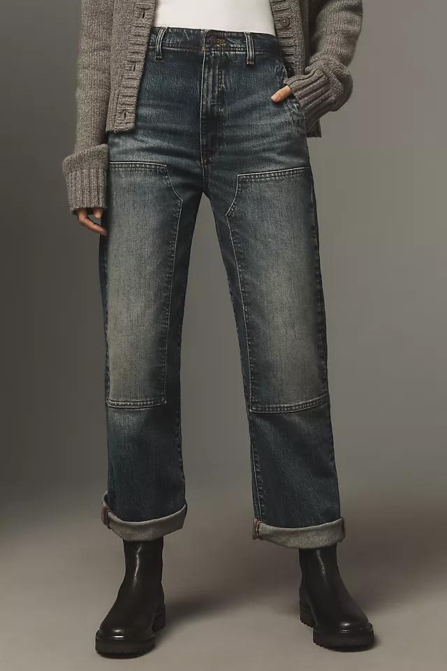 The Lonnie Cuffed High-Rise Crop Jeans by Pilcro: Carpenter Edition Product Image