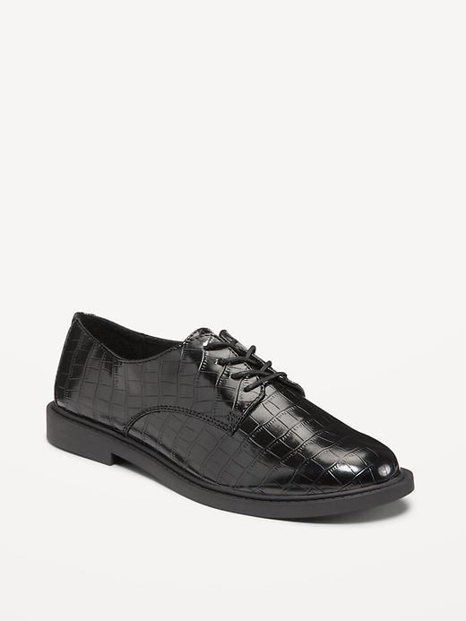 Faux Leather Oxford Shoe Product Image