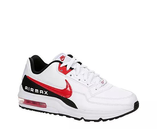 Nike Mens Air Max LTD 3 - Running Shoes White/University Red/Black Product Image