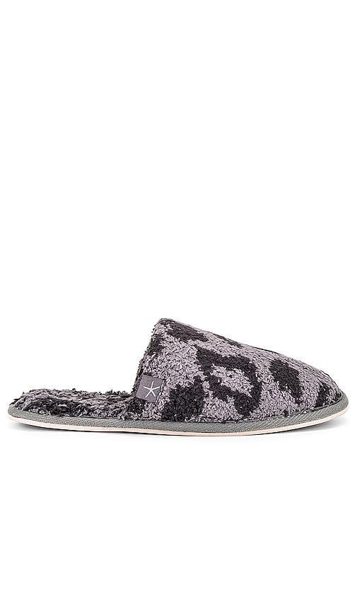 Womens Cozychic Leopard-Print Slippers Product Image