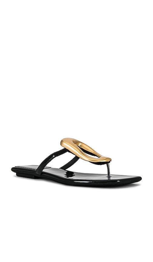 Jeffrey Campbell Linques-2 Sandal in Black. Size 6.5, 7, 7.5, 8, 8.5, 9.5. Product Image