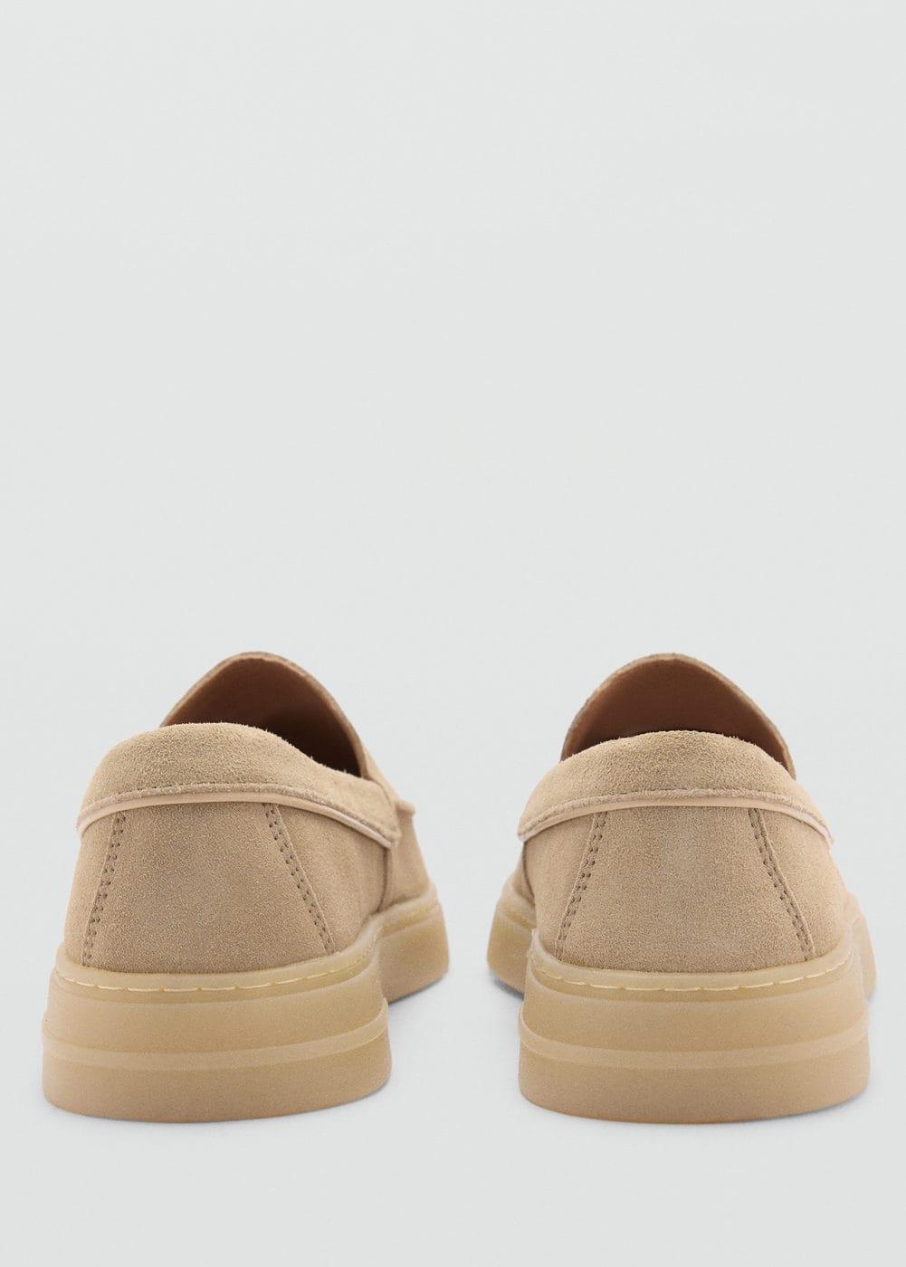 MANGO MAN - Split leather shoes sandMen Product Image