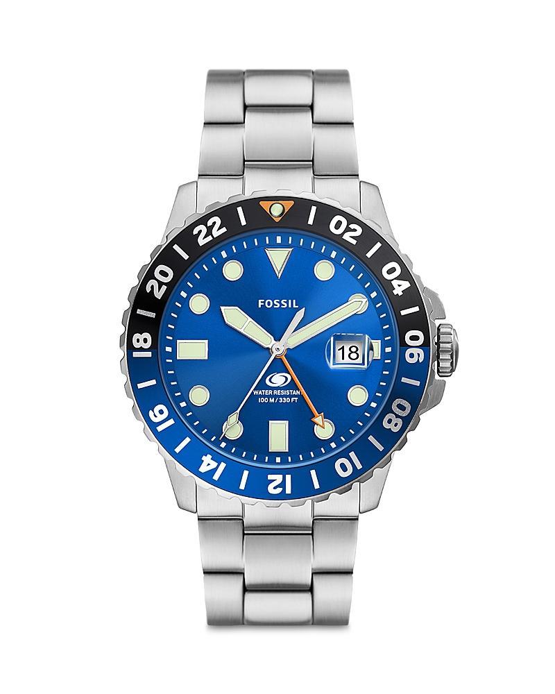 Fossil Blue GMT Bracelet Watch, 46mm Product Image