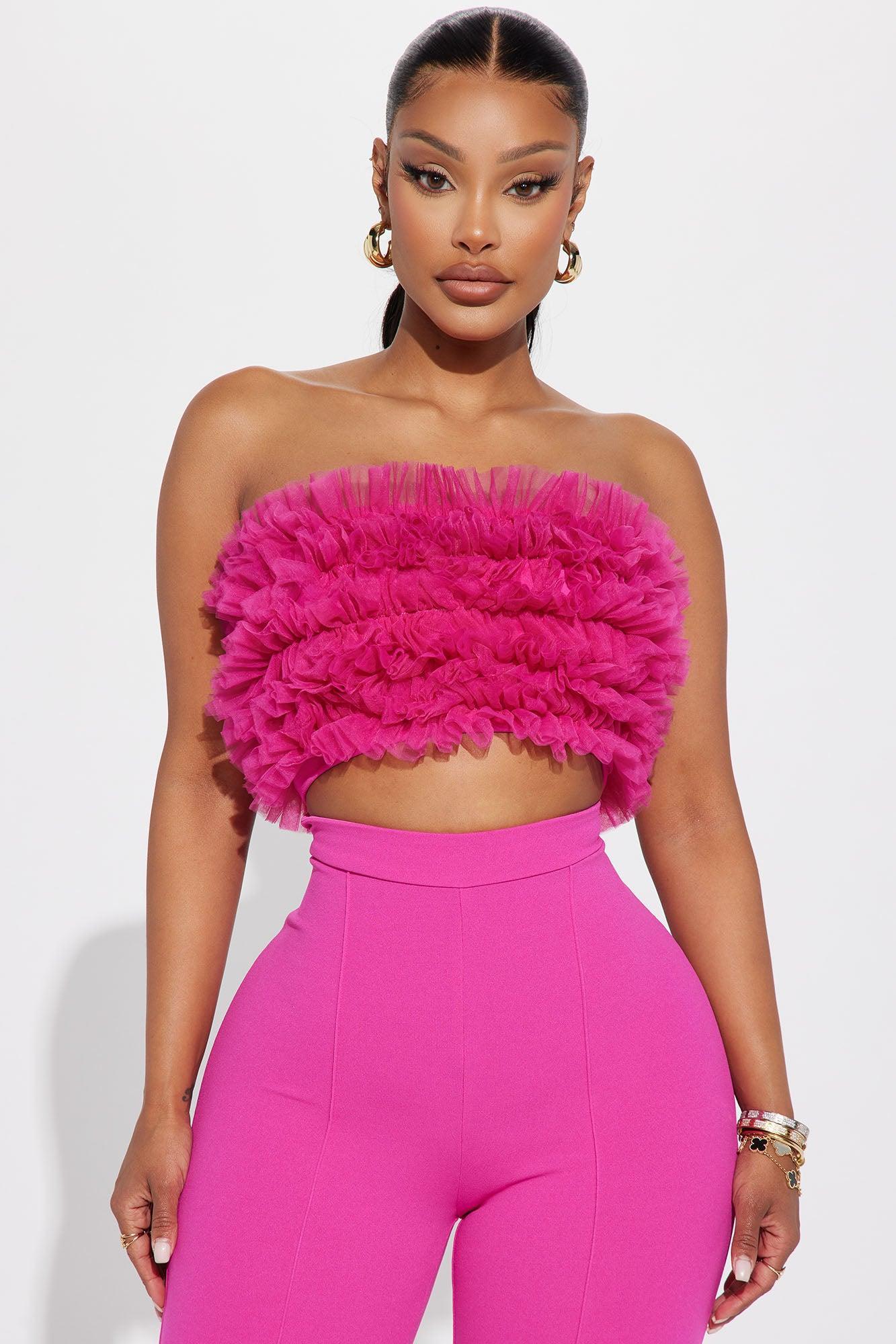 Braelynn Jumpsuit - Hot Pink Product Image