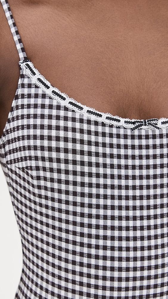 Frankies Bikinis Juliet Seersucker Gingham One Piece | Shopbop Product Image