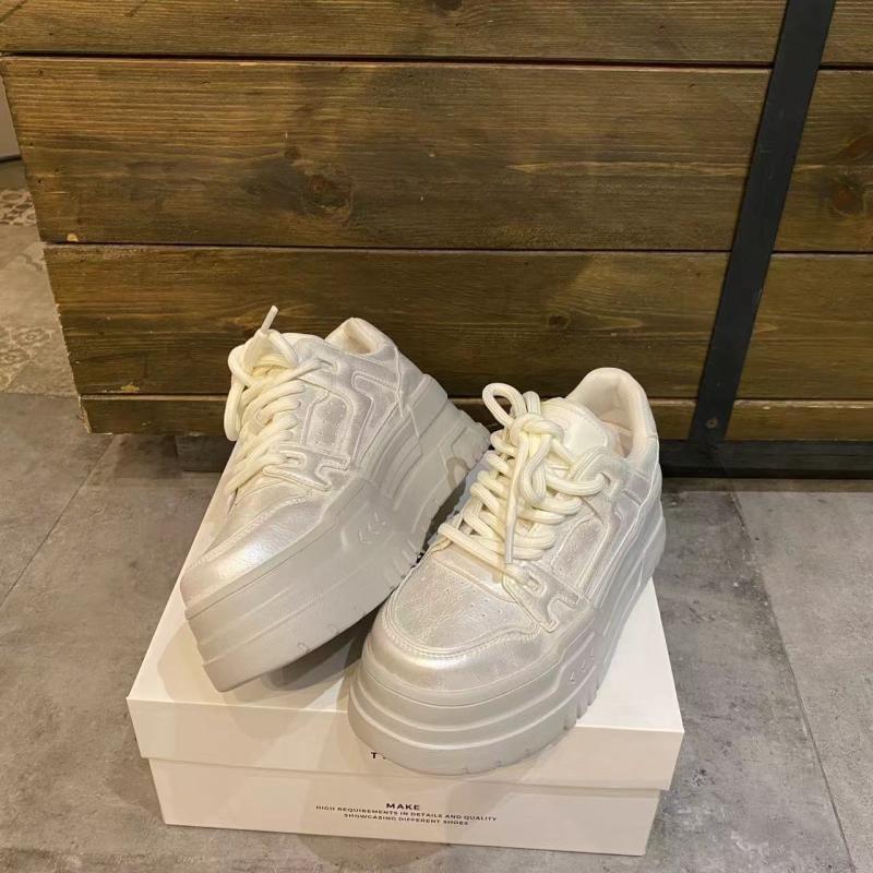 Lace-Up Platform Sneakers product image