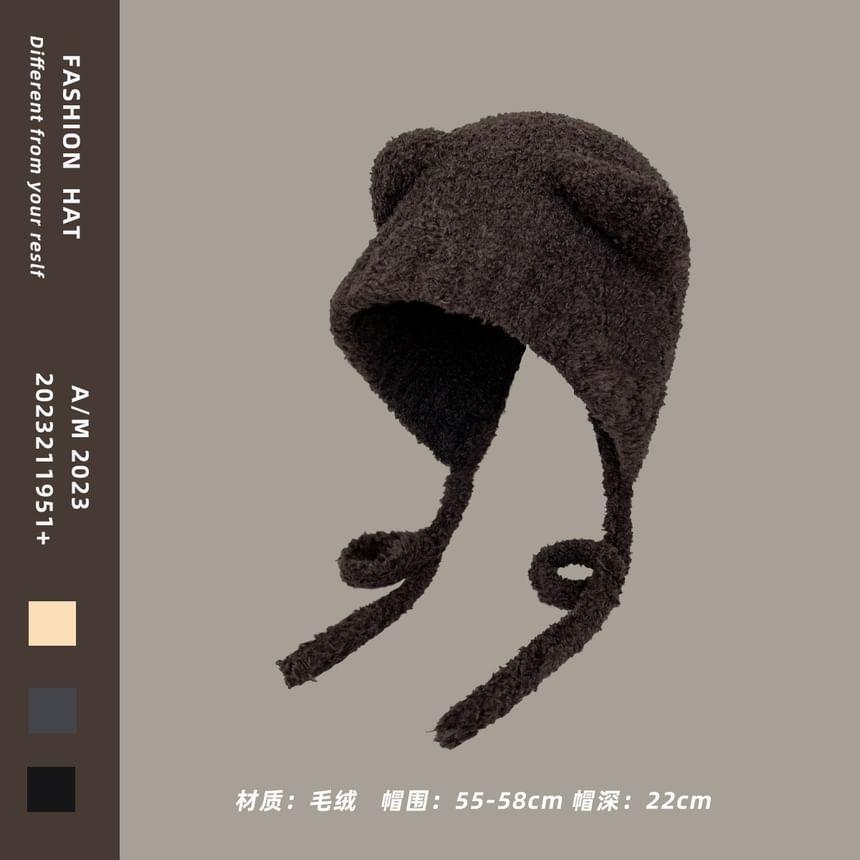 Bear Ear Knit Bonnet Product Image