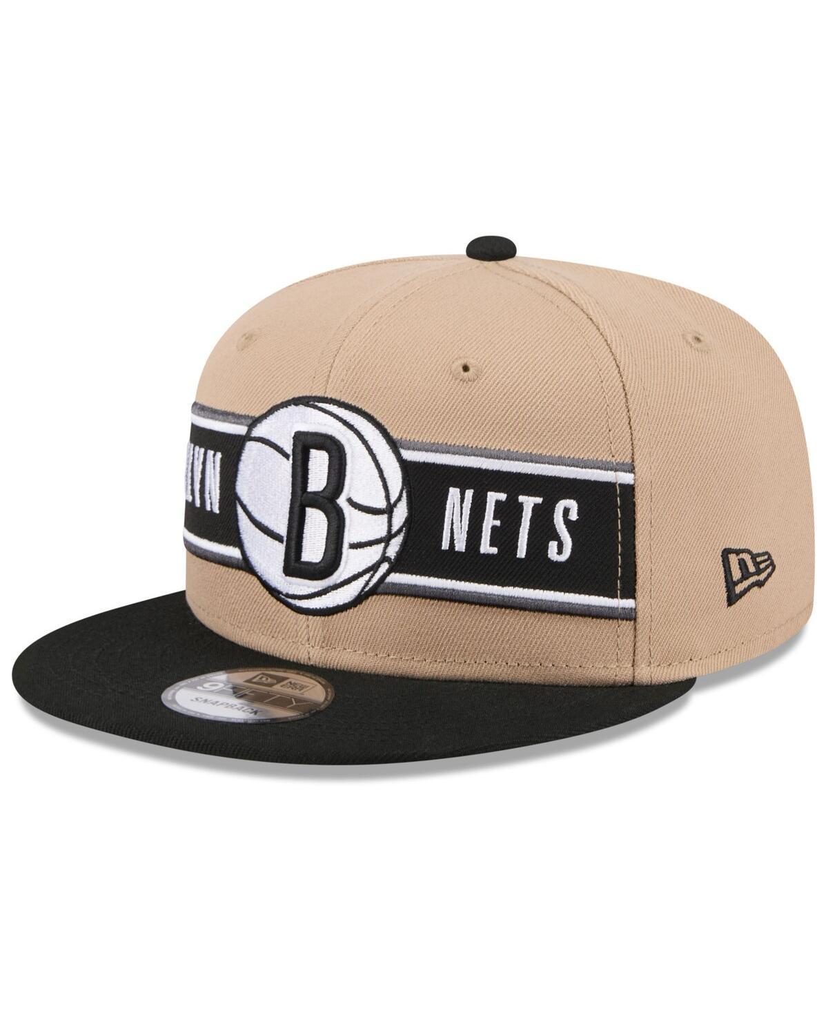 Mens New Era Tan/Black Brooklyn Nets 2024 NBA Draft 9FIFTY Snapback Hat Product Image