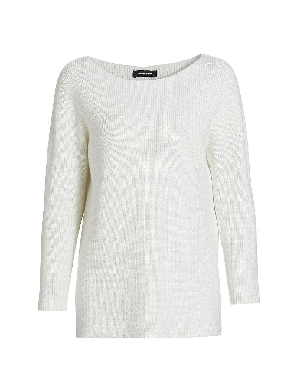 Womens Brilliant Merino Wool-Blend Sweater Product Image