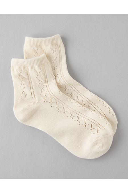 AE Pointelle Boyfriend Socks Women's Product Image