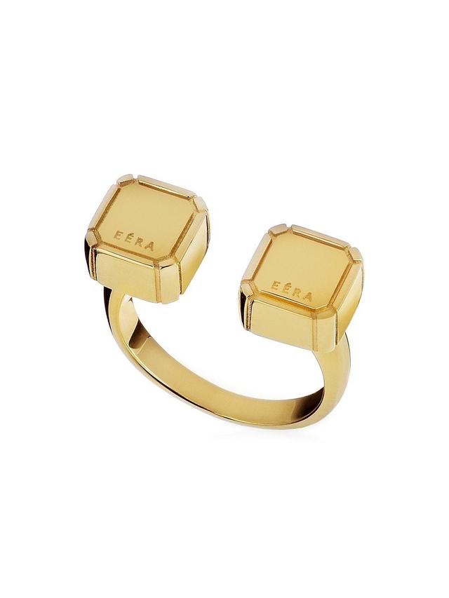 Womens Piercing 18K Yellow Gold Cuff Ring Product Image