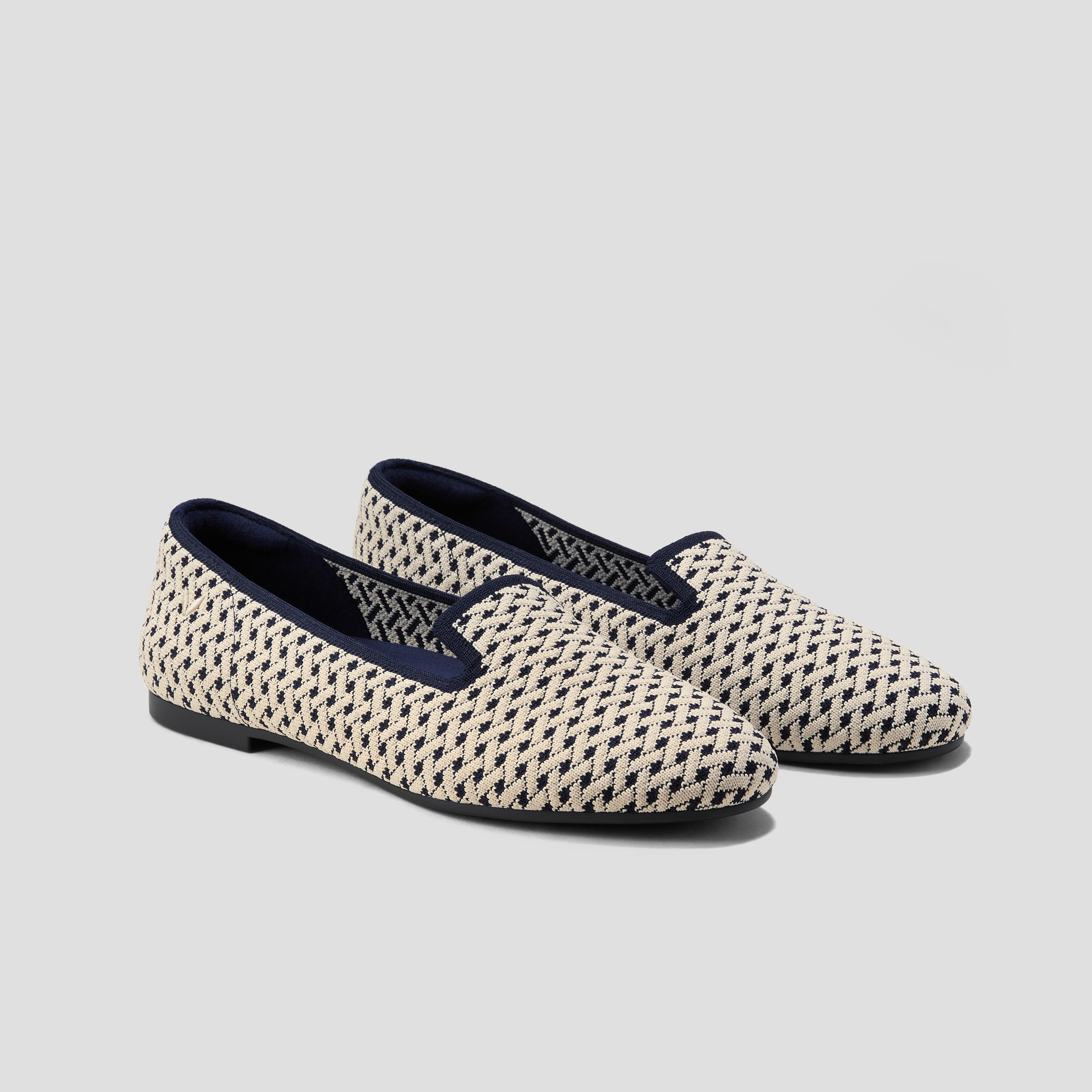 Round-Toe Woven Knit Loafer (Audrey) Product Image