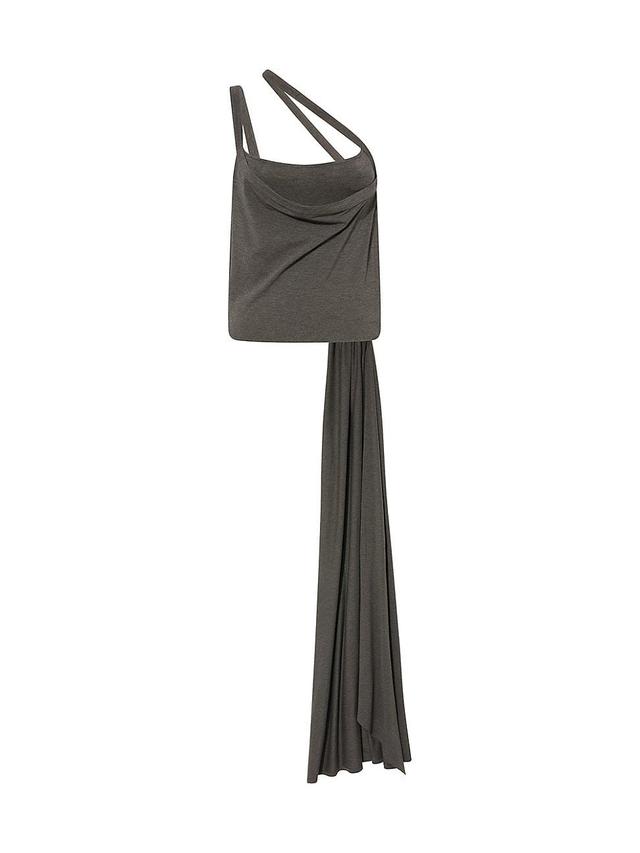 Womens Asymmetric Sash Jersey Tank Product Image