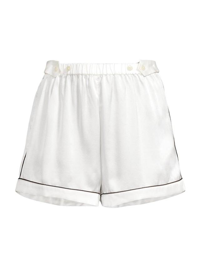 Womens Fiona Silk Satin Shorts Product Image