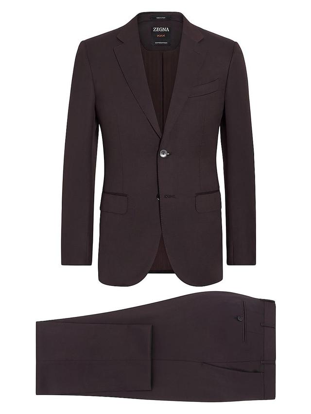 Mens Centoventimila Wool Suit Product Image